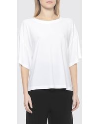 Norma Kamali - Basic Polyester T-Shirts - Lyst
