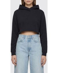 Thom Krom - Sudadera Cropped De Algodón Con Capucha - Lyst
