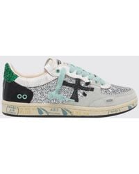 Premiata - Bskt Clad Leather Sneakers With Studs - Lyst