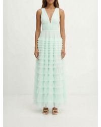 Twinset - Tiered Tulle Long Dress - Lyst