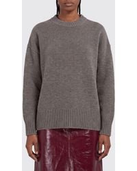 Co. - Wool And Cashmere Blend Crewneck Jumper With Dropped Shoulders - Lyst