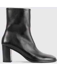 Marsèll - Norma Smooth Leather Ankle Boots With Round Toe And Stiletto Heel - Lyst