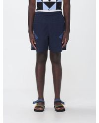 A.P.C. - Quilted Cotton And Linen Connor Shorts - Lyst