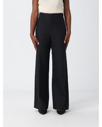 Alysi - Classic Viscose Pants - Lyst