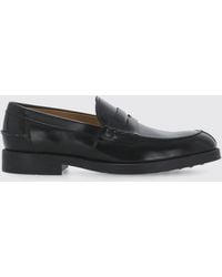 Tod's - Brushed Leather Loafers - Lyst