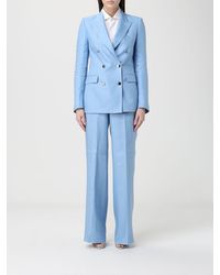 Tagliatore - Traje Cruzado De Mezcla De Lino - Lyst