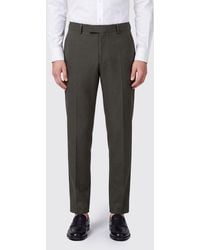 BOSS - Slim-Fit Tailored Virgin Wool Blend Trousers - Lyst