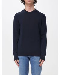 HUGO - Cotton Knit - Lyst