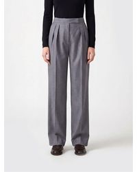 Max Mara - Virgin Wool Formal Trousers - Lyst