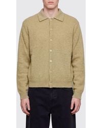 Our Legacy - Alpaca And Wool Blend Polo Cardigan With Buttons - Lyst