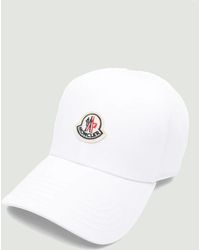Moncler - Cappello Da Baseball Con Applicazione Logo - Lyst