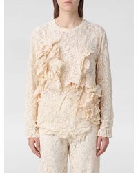 Comme des Garçons - Comme Des Gar&Ccedil	Ons Lace Top With Ruffles - Lyst