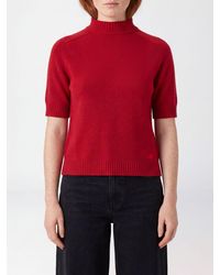 Loulou de Saison - Ruth Slim Fit Short-Sleeved Roll Neck - Lyst