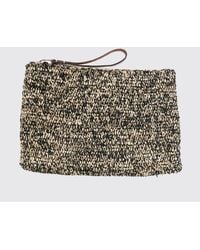 IBELIV - Tea Ampy Crocheted Raffia Pouch - Lyst