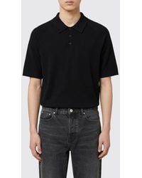 Ami Paris - Knitted Wool Polo Shirt - Lyst