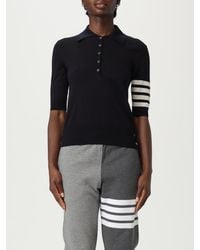Thom Browne - Wool Polo Shirt - Lyst