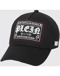 Philipp Plein - Cotton Baseball Cap With Embroidered Logo And Hook-And-Loop Closure - Lyst