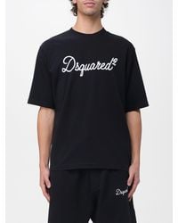 DSquared² - Logo Cotton T-Shirt - Lyst