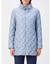 Herno - Slim Fit Long Quilted Nylon Puffer Coat With High Neck And Zip - Lyst
