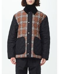 Burberry - Jacket In Quilted Nylon With Vintage Check Pattern - Lyst