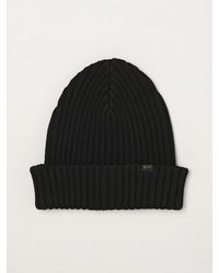 Paul & Shark - Paul &Amp Shark Solid Color Pure Wool Beanie Hat - Lyst