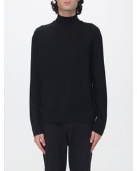 Laneus - Pure Virgin Wool Turtleneck Jumper With Ribbed Hems - Lyst