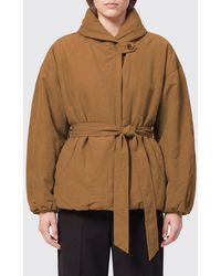 Isabel Marant - Volinda Padded Jacket With Shawl Collar And Waist Belt - Lyst