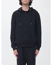 Save The Duck - Cotton Zip-Up Hoodie With Applied Logo - Lyst