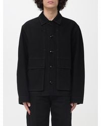 Lemaire - Cotton Shirt Jacket - Lyst