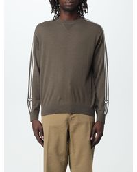 Emporio Armani - Wool Sweater With Logo - Lyst