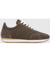 TOTEME - Sport Nylon And Suede Sneakers - Lyst