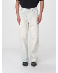 Our Legacy - Wide Leg Cotton Jeans With A Mid-Rise Waist And Five Pockets - Lyst