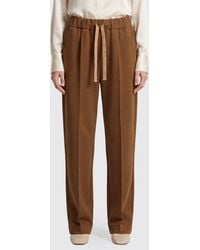 Semicouture - High-Waisted Drawstring Jersey Jogging Trousers - Lyst
