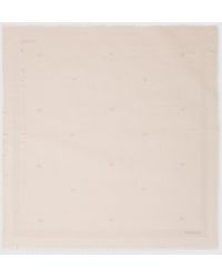 Twinset - Jacquard Logo Polyester Blend Scarf - Lyst