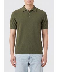 Roberto Collina - Cotton Blend Polo Shirt - Lyst