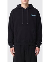 Off-White c/o Virgil Abloh - Relaxed Fit Cotton Hoodie With Arrow Logo - Lyst