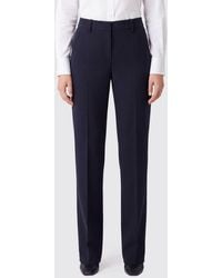 Elisabetta Franchi - Mid-Rise Slim Fit Skinny Crêpe Trousers - Lyst