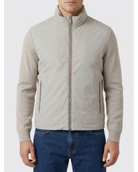 Moorer - Evan-H-Stp Technical Fabric And Knit Windbreaker Jacket - Lyst