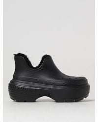 Crocs™ - Stomp Bootie Mit Fuzzy-Futter - Lyst