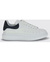 McQueen - Oversize Calf Leather Sneakers With A Chunky Sole - Lyst