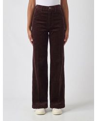 Polo Ralph Lauren - High-Waisted Corduroy Flare Trousers - Lyst