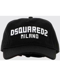 DSquared² - Cotton Baseball Cap With Embroidered Logo - Lyst