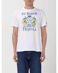 Mc2 Saint Barth - T-shirt Tequila in cotone con stampa - Lyst