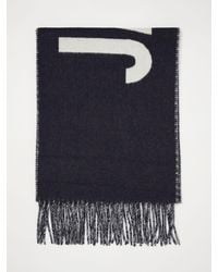 Jacquemus - Virgin Wool Scarf With Lettering Logo And Fringed Edges - Lyst