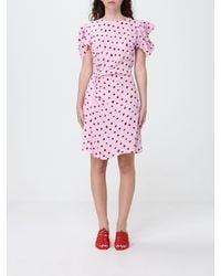 Mar De Margaritas - Printed Viscose Mini Dress - Lyst