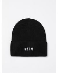 MSGM - Cappello A Berretto Con Logo - Lyst
