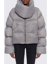 Rick Owens - Short Water-Repellent Quilted Nylon Puffer Jacket With Funnel Neck - Lyst