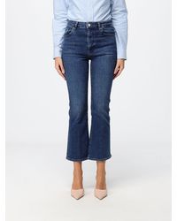 FRAME - The Reboot High-Waisted Cropped Flared Stretch- Jeans - Lyst