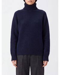 Drumohr - Lambswool Turtleneck Jumper With Dropped Shoulders - Lyst