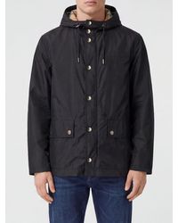 Burberry - Technical Fabric Windbreaker Jacket With Hood And Zip Closure - Lyst
